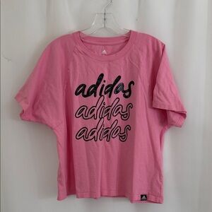 Girl’s adidas Graphic Pink Tee Size L